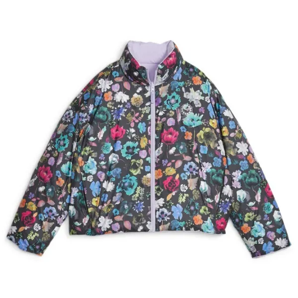 Scurtă pentru femei Puma X Liberty Aop Oversized Reversible M/ Violet photo 1