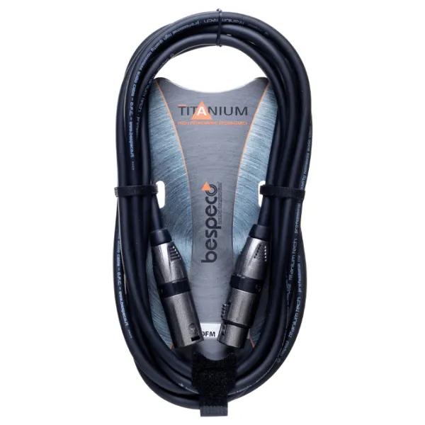 Cablu audio Bespeco TT600 FM PVC/ Black photo 1