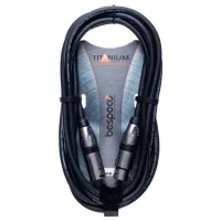 Аудио кабель Bespeco TT600 FM ПВХ/ Черный