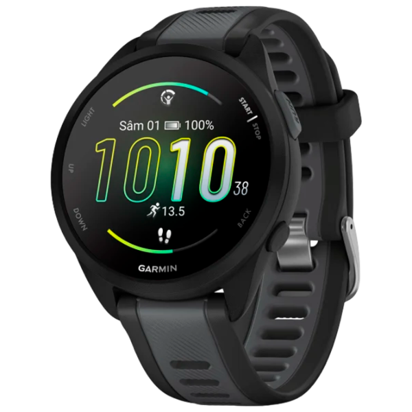 Умные часы Garmin Forerunner 165 Music 1.2"/ 30.4 мм/ Черный - Чёрный/ 010-02863-30 photo 1