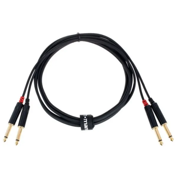 Cablu audio Pro Snake TPI-Twin 6.0 PVC/ Black photo 1