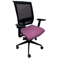 Офисное кресло ART EVA-II-C9GM8 Ткань, акриловая сетка/ Фиолетовый Черный