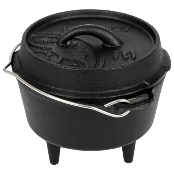 Котел Petromax Dutch Oven ft1 1л / Чугун / Черный photo 1