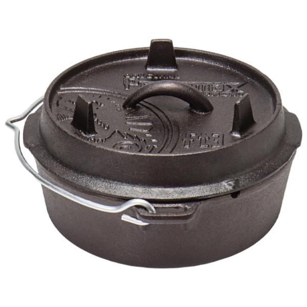 Ceaun pentru grătar Petromax Dutch Oven ft 3 1.8l / Fontă / Black photo 1