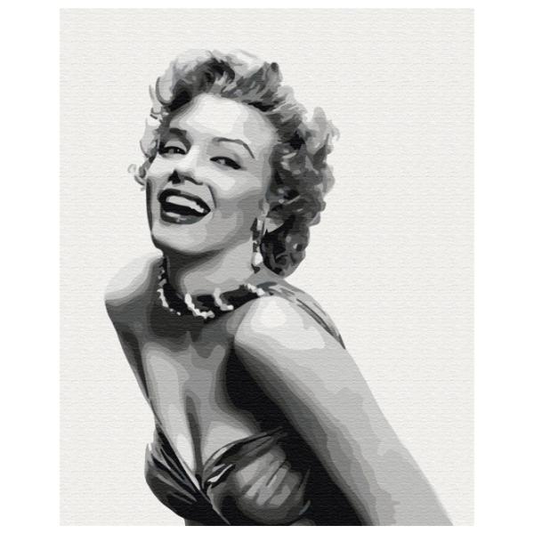 Картина по номерам BrushMe Незабываемая Монро 50 x 40 см/ Вертикальная photo 1