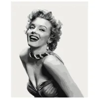 Pictură pe numere BrushMe Monroe care nu se uită 50 x 40 cm/ Verticală