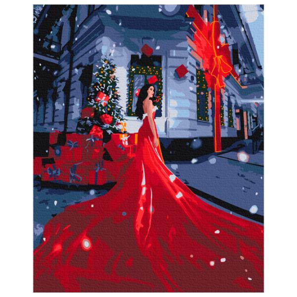 Pictură pe numere BrushMe O clipă înainte de sărbătoare 50 x 40 cm/ Verticală photo 1