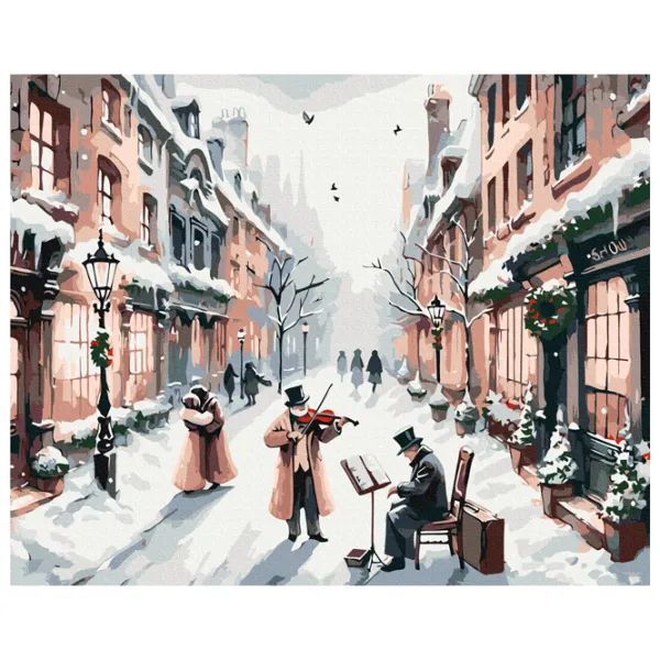 Картина по номерам BrushMe Рождественская мелодия 50 x 40 см/ Горизонтальная photo 1 Картина по номерам BrushMe Рождественская мелодия 50 x 40 см/ Горизонтальная photo 1