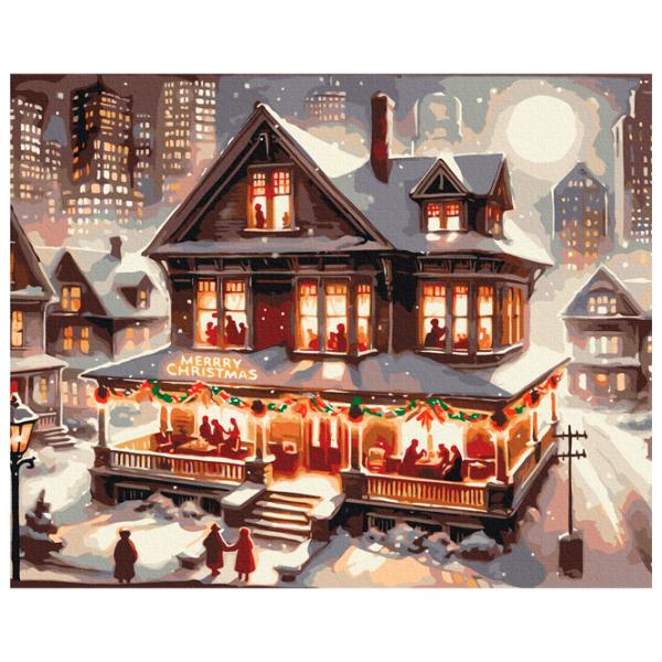 Картина по номерам BrushMe Вечеринка в новогоднюю ночь 50 x 40 см/ Горизонтальная photo 1