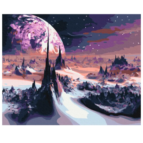 Картина по номерам BrushMe Космические пейзажи 50 x 40 см/ Горизонтальная photo 1