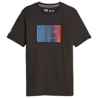 Футболка для мужчин Puma Bmw Mms Logo Tee + 100% хлопок/ Черный