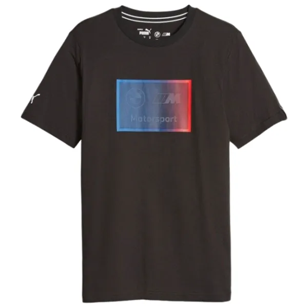 Футболка для мужчин Puma Bmw Mms Logo Tee + 100% хлопок/ Черный photo 1
