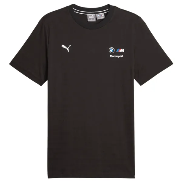 Футболка для мужчин Puma Bmw Mms Jacquard Tee 72% хлопок, 28% полиэстер/ Черный photo 1