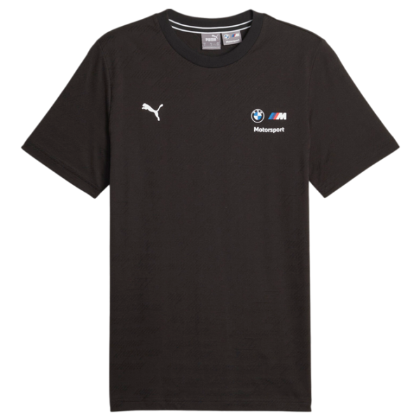 Футболка для мужчин Puma Bmw Mms Jacquard Tee 72% хлопок, 28% полиэстер/ Черный photo 1