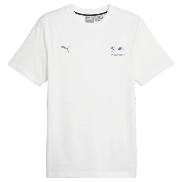 Tricou pentru bărbați Puma Bmw Mms Jacquard Tee 72% bumbac, 28% poliester/ White photo 1
