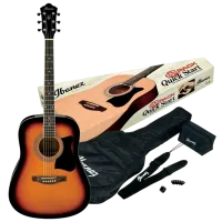 Акустическая гитара Ibanez V50NJP VS Set 4/ 4, Dreadnought, Винтажный санбёрст