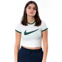 Tricou pentru femei Nike W Nsw Tee Bby Sw 6% spandex/ White