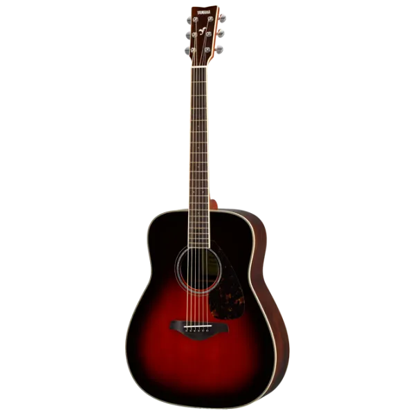 Электроакустическая гитара Yamaha FG830 TBS 4/ 4, Dreadnought, Табачный санбёрст photo 1