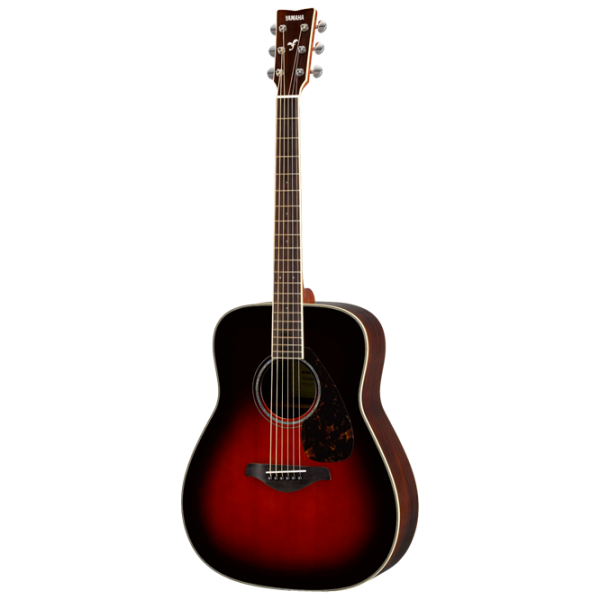Электроакустическая гитара Yamaha FG830 TBS 4/ 4, Dreadnought, Табачный санбёрст photo 1