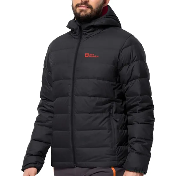 Scurtă pentru bărbați Jack Wolfskin Ather Down Hoody Demisezon/ Black photo 1 Scurtă pentru bărbați Jack Wolfskin Ather Down Hoody Demisezon/ Black photo 1