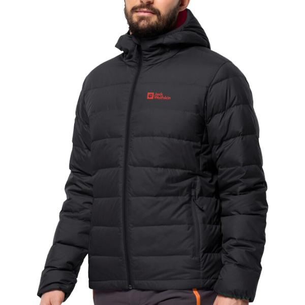 Scurtă pentru bărbați Jack Wolfskin Ather Down Hoody Demisezon/ Black photo 1 Scurtă pentru bărbați Jack Wolfskin Ather Down Hoody Demisezon/ Black photo 1
