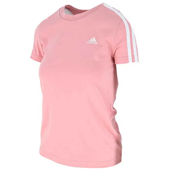 Tricou pentru femei Adidas Shirt 3 Stripes Bumbac/ Pink photo 1