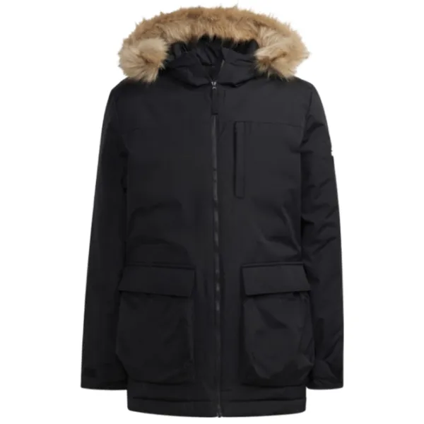 Scurtă pentru bărbați Adidas Hooded Parka Demisezon/ Black photo 1 Scurtă pentru bărbați Adidas Hooded Parka Demisezon/ Black photo 1