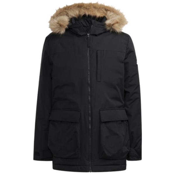 Scurtă pentru bărbați Adidas Hooded Parka Demisezon/ Black photo 1 Scurtă pentru bărbați Adidas Hooded Parka Demisezon/ Black photo 1