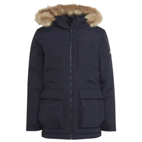 Scurtă pentru bărbați Adidas Hooded Parka Demisezon/ Navy photo 1 Scurtă pentru bărbați Adidas Hooded Parka Demisezon/ Navy photo 1