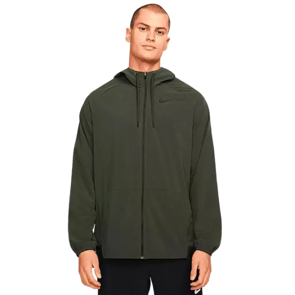 Hanorac pentru bărbați Nike Pro Dri-Fit Flex Vent Max Drept/ Green photo 1