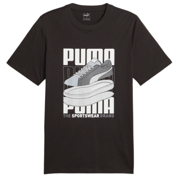Футболка для мужчин Puma Graphics Sneaker Tee 100% хлопок/ Черный photo 1
