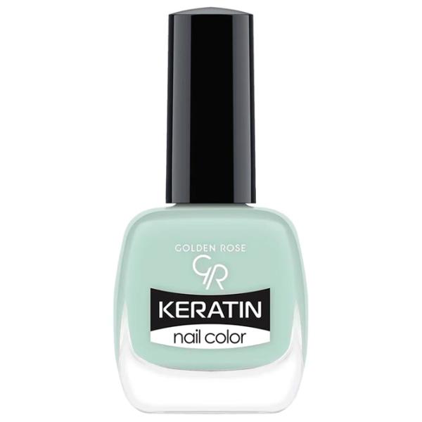 Lac de unghii Golden Rose Keratin Nail Color 10.5 ml/ Green photo 1
