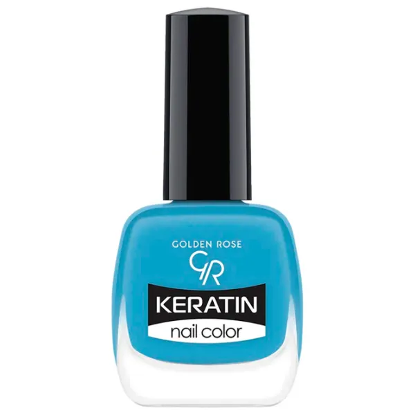 Lac de unghii Golden Rose Keratin Nail Color 10.5 ml/ Blue photo 1 Lac de unghii Golden Rose Keratin Nail Color 10.5 ml/ Blue photo 1