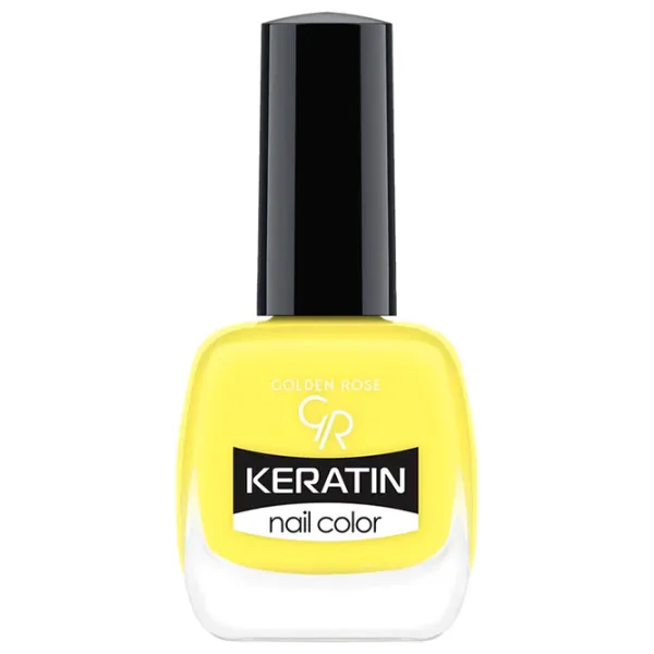 Lac de unghii Golden Rose Keratin Nail Color 10.5 ml/ Yellow photo 1