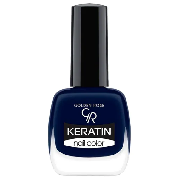 Lac de unghii Golden Rose Keratin Nail Color 10.5 ml/ Blue photo 1