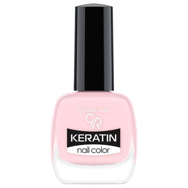 Lac de unghii Golden Rose Keratin Nail Color 10.5 ml/ Pink photo 1