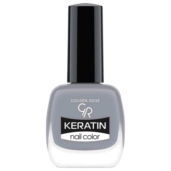 Лак для ногтей Golden Rose Keratin Nail Color 10.5 мл/ Серый photo 1