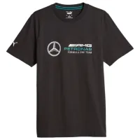 Футболка для мужчин Puma Mapf1 Ess Logo Tee 100% хлопок/ Черный