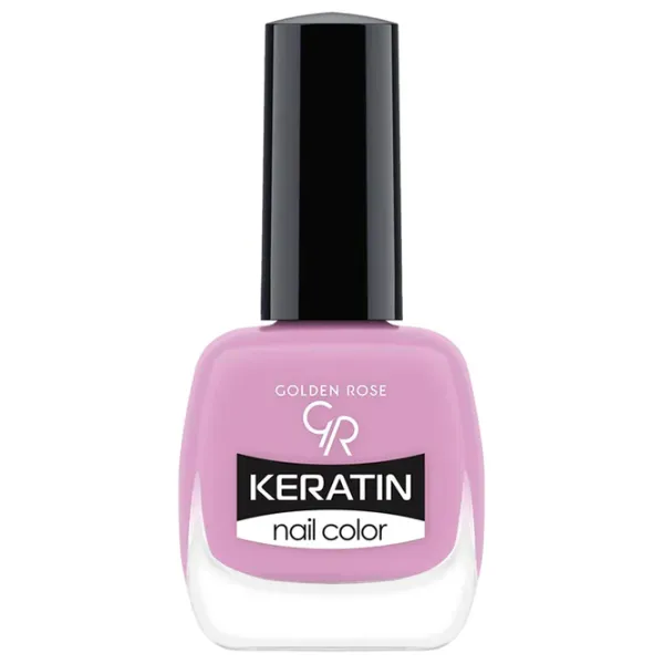 Lac de unghii Golden Rose Keratin Nail Color 10.5 ml/ Purple photo 1