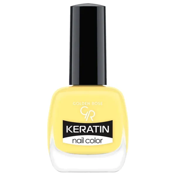 Лак для ногтей Golden Rose Keratin Nail Color 10.5 мл/ Желтый photo 1