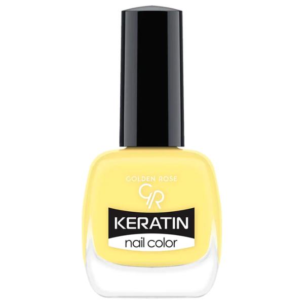 Лак для ногтей Golden Rose Keratin Nail Color 10.5 мл/ Желтый photo 1