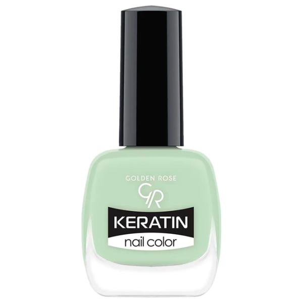 Lac de unghii Golden Rose Keratin Nail Color 10.5 ml/ Green photo 1