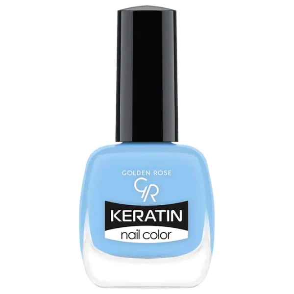 Lac de unghii Golden Rose Keratin Nail Color 10.5 ml/ Blue photo 1