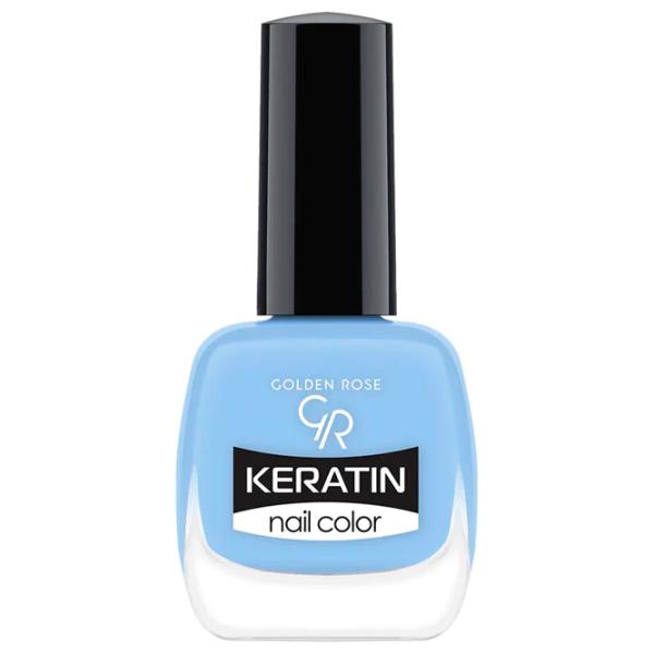 Lac de unghii Golden Rose Keratin Nail Color 10.5 ml/ Blue photo 1