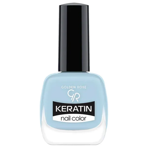 Lac de unghii Golden Rose Keratin Nail Color 10.5 ml/ Blue photo 1
