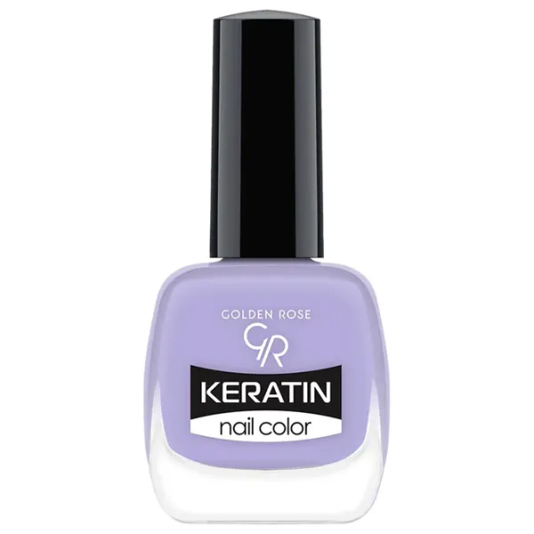 Lac de unghii Golden Rose Keratin Nail Color 10.5 ml/ Purple photo 1