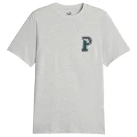 Tricou pentru bărbați Puma Squad Graphic Tee 100% bumbac/ Light Gray