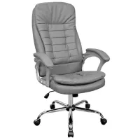 Fotoliu de birou DecoPrim BX-0025 Piele artificială/ Gray