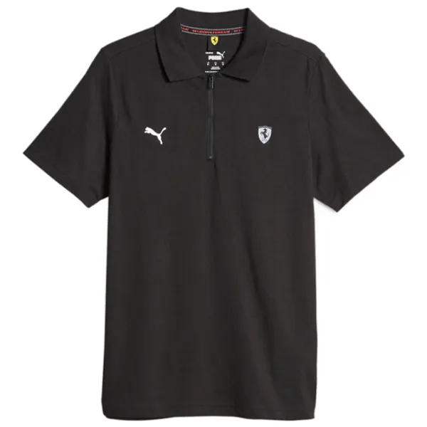 Tricou polo pentru bărbați Puma Ferrari Style Polo Jacquard Black photo 1 Tricou polo pentru bărbați Puma Ferrari Style Polo Jacquard Black photo 1