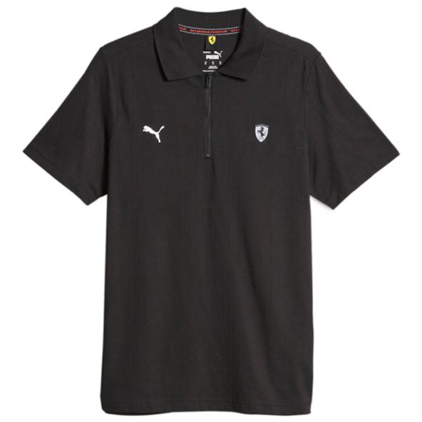 Футболка поло для мужчин Puma Ferrari Style Polo Jacquard Черный photo 1 Футболка поло для мужчин Puma Ferrari Style Polo Jacquard Черный photo 1